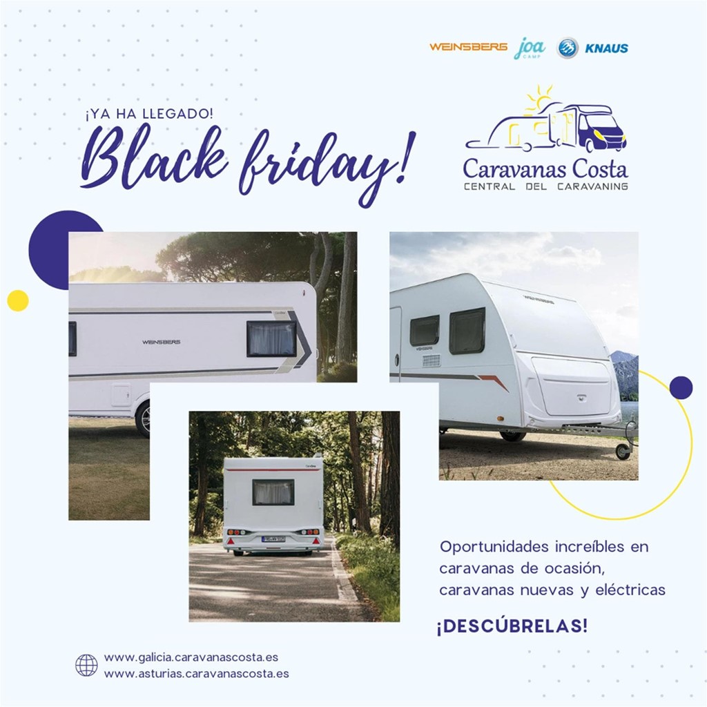 ¡El Black Friday ha llegado a Caravanas Costa!