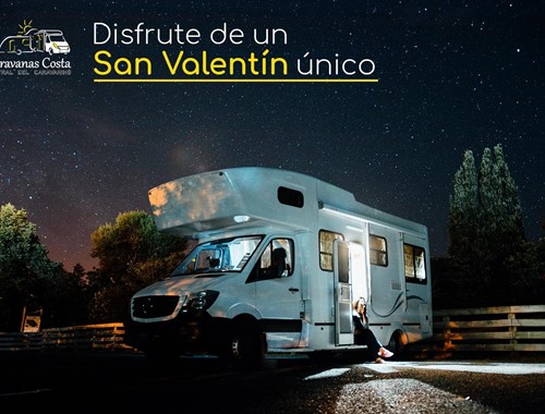 Celebra el día de los Enamorados viajando en autocaravana con tu pareja